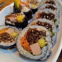 Gimbab at Maru JaYeonSik Kimbap in Seoul