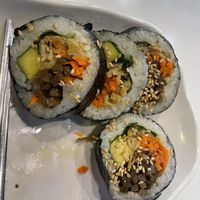 Fried tofu roll  at Maru JaYeonSik Kimbap in Seoul