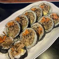 Kimbap fried tofu  at Maru JaYeonSik Kimbap in Seoul