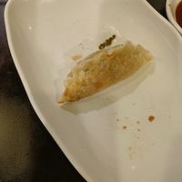 Dumpling (we already ate the other 4) at Maru JaYeonSik Kimbap in Seoul