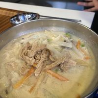 Perilla noodle soup  at Maru JaYeonSik Kimbap in Seoul