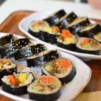 Kimbap at Maru JaYeonSik Kimbap in Seoul