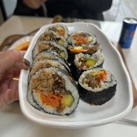Tofu Gimbap  at Maru JaYeonSik Kimbap in Seoul
