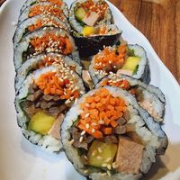 Gimbap at Maru JaYeonSik Kimbap in Seoul