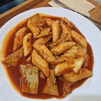 Tteokbokki at Maru JaYeonSik Kimbap in Seoul