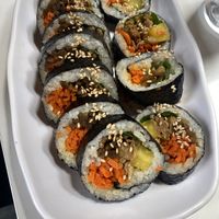 Fried tofu gimbap  at Maru JaYeonSik Kimbap in Seoul