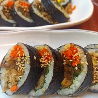 Gimpab vegani buonissimi porzioni abbondanti at Maru JaYeonSik Kimbap in Seoul