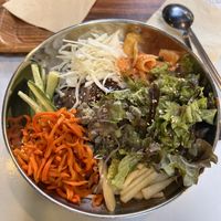 cold mixed buckwheat noodles  at Maru JaYeonSik Kimbap in Seoul