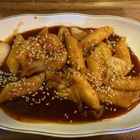 Tteokbokki  at Maru JaYeonSik Kimbap in Seoul