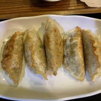 Fried dumplings (came with soy sauce)  at Maru JaYeonSik Kimbap in Seoul