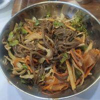 Cold Buckwheat Noodle Mix mixed at Maru JaYeonSik Kimbap in Seoul