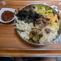 Bibimbap at Maru JaYeonSik Kimbap in Seoul