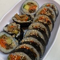 Tofu Kimbap at Maru JaYeonSik Kimbap in Seoul