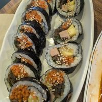 Soy ham Gimbap at Maru JaYeonSik Kimbap in Seoul