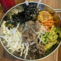 Bibimbap at Maru JaYeonSik Kimbap in Seoul