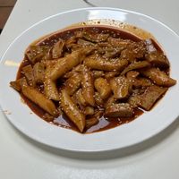 Tteokbokki with everything  at Maru JaYeonSik Kimbap in Seoul