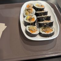 Fried tofu gimbap at Maru JaYeonSik Kimbap in Seoul