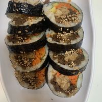 Tofu Kimbab roll  at Maru JaYeonSik Kimbap in Seoul