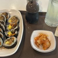 Fried tofu Gimbap  at Maru JaYeonSik Kimbap in Seoul