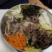 Bibimbap at Maru JaYeonSik Kimbap in Seoul