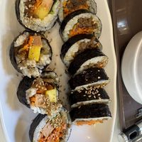 Gimbap con prosciutto di soia   at Maru JaYeonSik Kimbap in Seoul