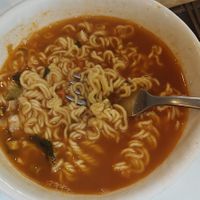 Instant Ramen at Maru JaYeonSik Kimbap in Seoul