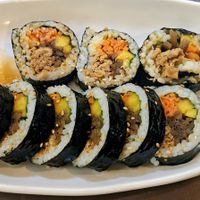 Kimbap at Maru JaYeonSik Kimbap in Seoul