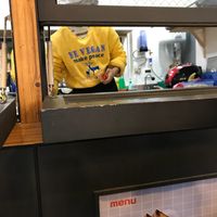 This is so cute and rare in S Korea  at Maru JaYeonSik Kimbap in Seoul