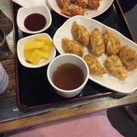 Dumplings at Maru JaYeonSik Kimbap in Seoul