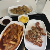 Korean vegan street food  at Maru JaYeonSik Kimbap in Seoul