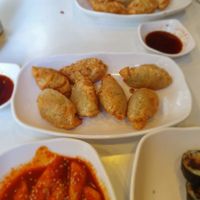 Dumplings at Maru JaYeonSik Kimbap in Seoul