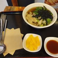 Udon noodles at Maru JaYeonSik Kimbap in Seoul