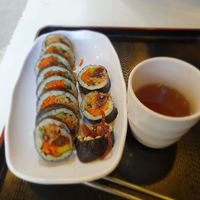 Fried tofu Kimbap  at Maru JaYeonSik Kimbap in Seoul
