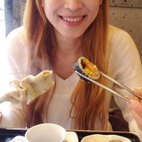 The Odeng is a bit bland but Gimbap is very flavorful at Maru JaYeonSik Kimbap in Seoul