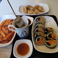 Everything is perfect combo at Maru JaYeonSik Kimbap in Seoul