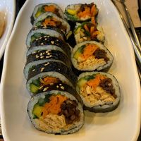 Kimbab at Maru JaYeonSik Kimbap in Seoul