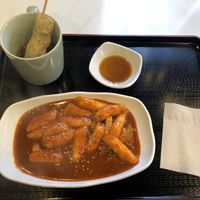 Tteokbokki 😋 at Maru JaYeonSik Kimbap in Seoul