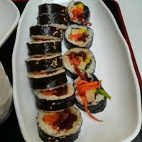 Soy ham kimbap at Maru JaYeonSik Kimbap in Seoul