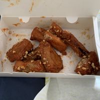 Takeaway chicken at Maru JaYeonSik Kimbap in Seoul