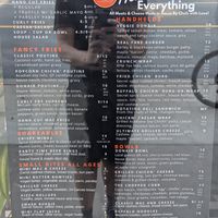 Menu at Real Fake Meats in Halifax