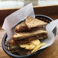 Grilled Cheese with added bacon at Real Fake Meats in Halifax
