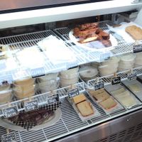 Cabinet of goodness  at Real Fake Meats in Halifax