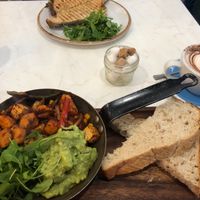 The tofu hash at The Flower Cup in Chester