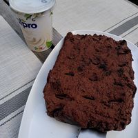 Brownie cake! at La Beuratte in Cornimont