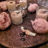 Pumpkin fritters at Brasserie Uno in Zermatt