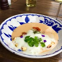 Gazpacho at Brasserie Uno in Zermatt