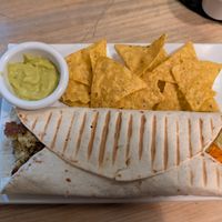 Vegan fajita at La Buena Vida in Granada