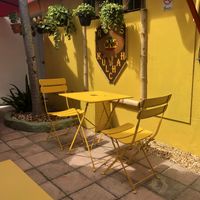 Courtyard  at Cafe Roots-N-Kulchah in St Croix