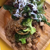 Asian stir fry   at Cafe Roots-N-Kulchah in St Croix