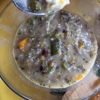 Coconut dumpling soup was amazing   at Cafe Roots-N-Kulchah in St Croix